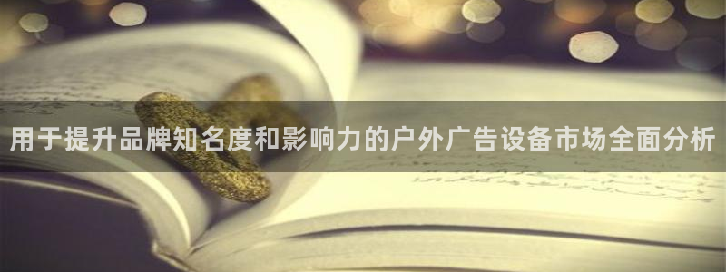 杏宇平台代理多少钱一个：用于提升品牌知名度和影响力的户外广告设备市场全面分析