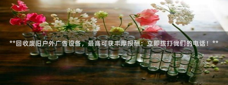 杏宇代理注册：**回收废旧户外广告设备，最高可获丰厚报酬：立即拨打我们的电话！**