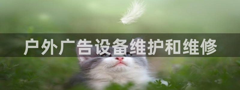 杏宇平台代理怎么样可靠吗：户外广告设备维护和维修