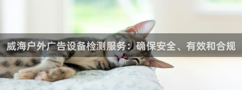 杏宇平台登录方法：威海户外广告设备检测服务：确保安全、有效和合规