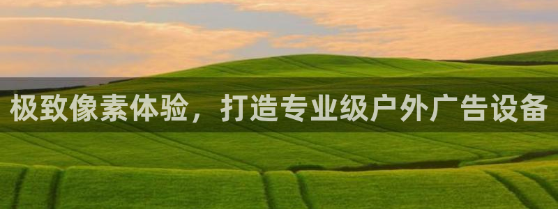 杏宇代理注册：极致像素体验，打造专业级户外广告设备