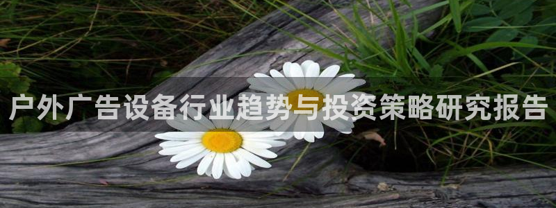 杏宇平台客服：户外广告设备行业趋势与投资