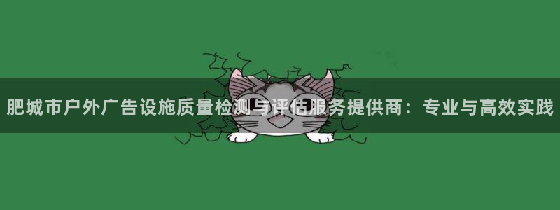杏宇平台怎么样知乎：肥城市户外广告设施质量检测与评估服务提供商：专业与高效实践