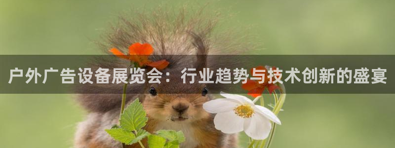 杏宇平台是什么：户外广告设备展览会：行业趋势与技术创新的盛宴