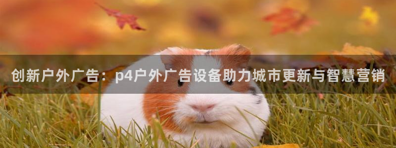 杏宇平台代理怎么样：创新户外广告：p4户