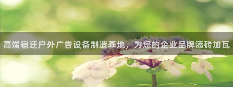 杏宇平台代理：高端宿迁户外广告设备制造基地，为您的企业品牌添砖加瓦