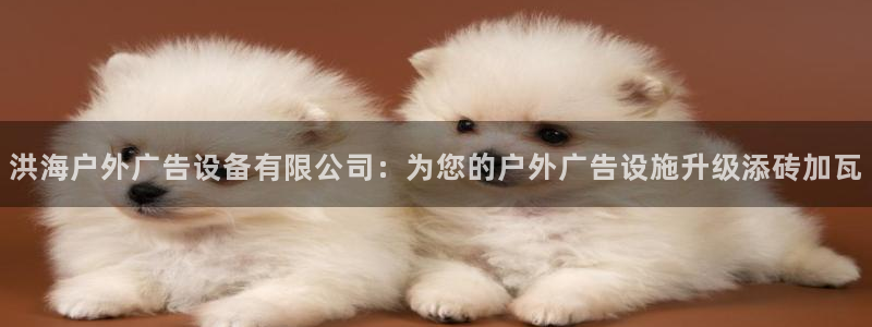 杏宇官方平台官网下载：洪海户外广告设备有限公司：为您的户外广告设施升级添砖加瓦